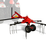 100" Mechmaxx 3-Point Hitch 6 Rotary Pull-Type Hay Rake Tedder ,  15-50Hp ,  HT100 thumbnail 22