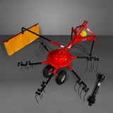 100" Mechmaxx 3-Point Hitch 6 Rotary Pull-Type Hay Rake Tedder ,  15-50Hp ,  HT100 thumbnail 39