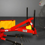 100" Mechmaxx 3-Point Hitch 6 Rotary Pull-Type Hay Rake Tedder ,  15-50Hp ,  HT100 thumbnail 9