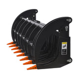 78” Skid Steer Heavy Root Rake Grapple Attachment,52in Jaw Opening , HGG-78 thumbnail 6