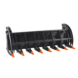 78” Skid Steer Heavy Root Rake Grapple Attachment,52in Jaw Opening , HGG-78 thumbnail 7