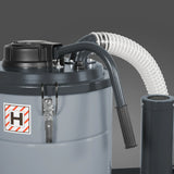 Industrial Wet/Dry Vacuum Cleaner with HEPA Filter Continuous Duty 8.6 HP 364 CFM 26.4 Gallon - 480V 3Phase,  IVB480 thumbnail 5