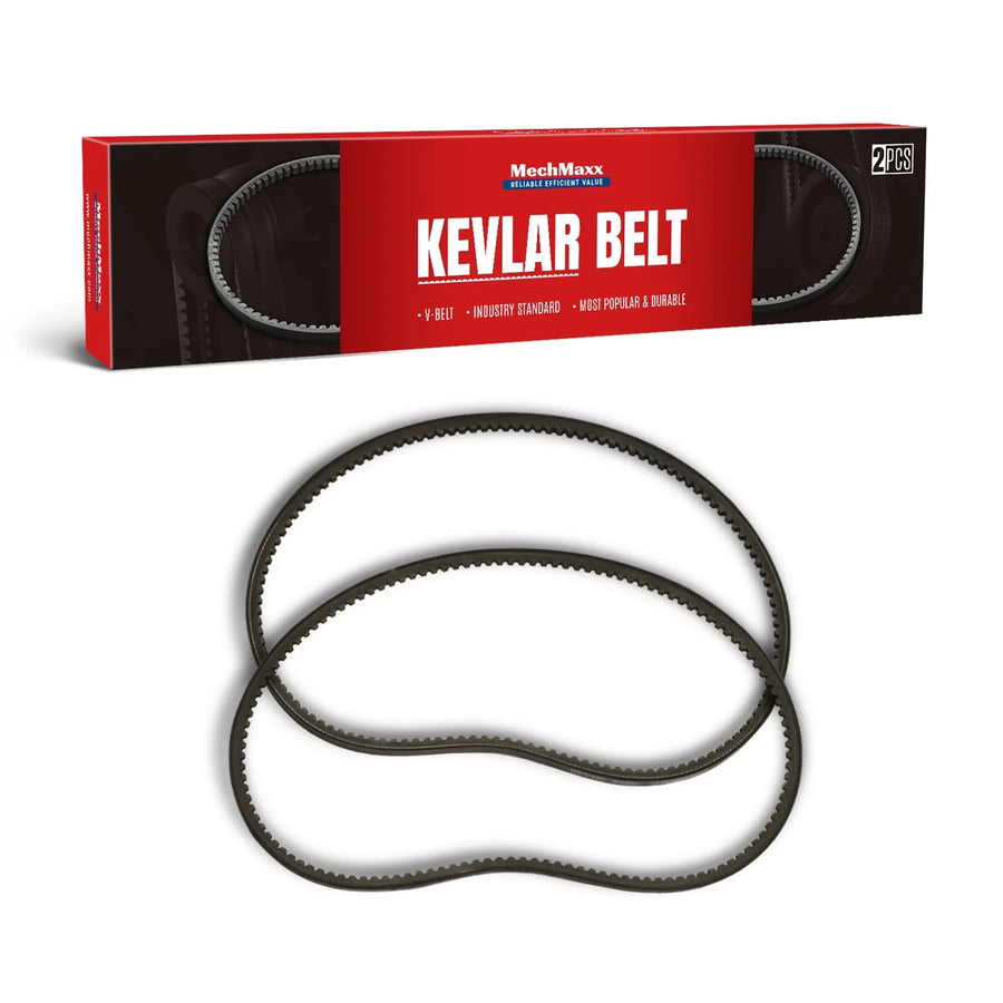 ( 1 Pack / 2 Pcs ) Kevlar V-belts for Wood Chipper GS650, 13x860Li (SKU: 110100; 110101）