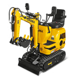 Mini Compact Excavator Loncin 300cc 9hp Engine, 43.3" Max. Digging Depth, 0.6Ton, 1345 LBS Operating Weight, MEC06 thumbnail 24