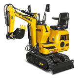 Mini Compact Excavator Loncin 300cc 9hp Engine, 43.3" Max. Digging Depth, 0.6Ton, 1345 LBS Operating Weight, MEC06 thumbnail 21