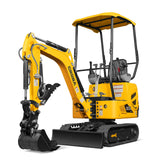 Mini Compact Excavator B&S VANGUARD 408cc 14hp Engine,  65.7" Max. Digging Depth, 1 Ton, 2370 LBS Operating Weight,  MEC10 thumbnail 1