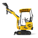 Mini Compact Excavator B&S VANGUARD 408cc 14hp Engine,  65.7" Max. Digging Depth, 1 Ton, 2370 LBS Operating Weight,  MEC10 thumbnail 16