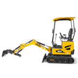 Mini Compact Excavator Kubota D722 Engine,  65.7" Max. Digging Depth, 1.2 Ton, 2700 LBS Operating Weight,  MEC12 thumbnail 25