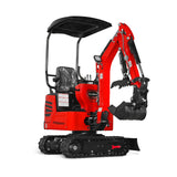 Mini Compact Excavator HONDA GX390 Engine,  65.7" Max. Digging Depth, 1Ton, 2280 LBS Operating Weight,  MEC10 thumbnail 16