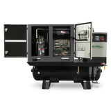 10HP Combined Rotary Screw Air Compressor with Dryer & 66-Gal ASME Tank | 32 CFM,  116 PSI,  460V 3-Phase - Industrial Grade thumbnail 7