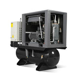 15HP Combined Rotary Screw Air Compressor with Dryer & 105-Gal ASME Tank | 45 CFM,  116 PSI,  460V 3-Phase - Industrial Grade thumbnail 14