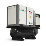 15HP Combined Rotary Screw Air Compressor with Dryer & 105-Gal ASME Tank | 45 CFM,  116 PSI,  230V 3-Phase - Industrial Grade thumbnail 20