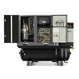 20HP Combined Rotary Screw Air Compressor with Dryer & 105-Gal ASME Tank | 78 CFM,  116 PSI,  230V 3-Phase - Industrial Grade thumbnail 6