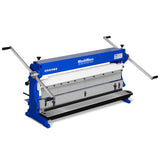 40-inch 3-in-1 Pan and Box Brake – Slip Roll, Shear, Bending Machine for Sheet Metal, 20 Gauge Mild Steel, Adjustable Fingers, Heavy Duty, Metalworking, Fabrication, Rolling, Bending MMCB4020 thumbnail 11