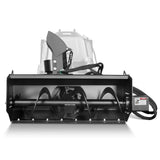 48'' Width, 20" Intake, Hydraulic Snow Blower for Mini Skid Steer, Remote Control Chute Rotation and Deflector, MSB48 thumbnail 12