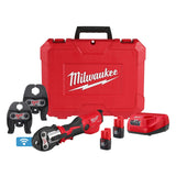 Milwaukee 2573-22 M12 FORCE LOGIC Press Tool Kit with ONE-KEY 1/2 in. to 1 in. CTS-V Jaws (2 Batteries) thumbnail 1