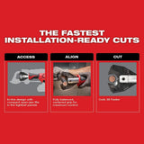 Milwaukee 2672-21 M18 Force Logic Cable Cutter Kit with 750 MCM Cu Jaws thumbnail 7