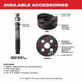 Milwaukee 2676-04 M18 FORCE LOGIC 10 Ton Knockout Tool 1/2" to 4" thumbnail 7