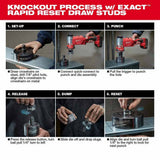 Milwaukee 2676-23 FORCELOGIC M18 10-Ton Knockout Tool 1/2" to 4" Kit thumbnail 7