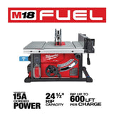 Milwaukee 2736-21HD M18 FUEL 8-1/4" Table Saw with One-Key Kit thumbnail 3
