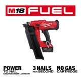 Milwaukee  2744-21 M18 FUEL™ 21 Degree Framing Nailer Kit thumbnail 4