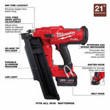 Milwaukee  2744-21 M18 FUEL™ 21 Degree Framing Nailer Kit thumbnail 5