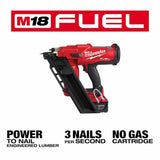 Milwaukee  2745-21 M18 FUEL™ 30 Degree Framing Nailer Kit thumbnail 2