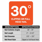 Milwaukee  2745-21 M18 FUEL™ 30 Degree Framing Nailer Kit thumbnail 3