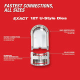 Milwaukee 2779-750AL M18 FORCE LOGIC 750 MCM Crimper with #6 - 750 MCM Aluminum Dies thumbnail 7