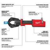 Milwaukee 2876-20 M18 FORCE LOGIC 11T Dieless Latched Linear Utility Crimper Tool Only thumbnail 4