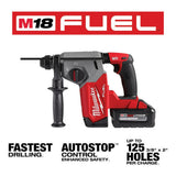 Milwaukee 2912-22 M18 FUEL™ 1" SDS Plus Rotary Hammer Kit thumbnail 3