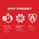 Milwaukee 2922-20 M18™ FORCE LOGIC™ Press Tool w/ ONE-KEY™ thumbnail 8