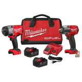 Milwaukee 3010-22 M18 FUEL 1/2" HTIW & 3/8" MTIW Automotive Combo Kit thumbnail 1