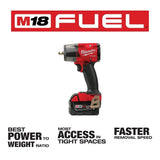 Milwaukee 3010-22 M18 FUEL 1/2" HTIW & 3/8" MTIW Automotive Combo Kit thumbnail 5