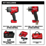 Milwaukee 3010-22 M18 FUEL 1/2" HTIW & 3/8" MTIW Automotive Combo Kit thumbnail 6