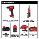 Milwaukee 3890-22 M18 Fuel & M12 Fuel 2-Tool Combo Kit thumbnail 2