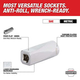 Milwaukee 48-22-9490 242pc. 1/4”, 3/8”, & 1/2” Drive Metric & SAE Ratchet & Socket Set thumbnail 3