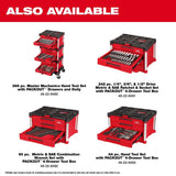 Milwaukee 48-22-9490 242pc. 1/4”, 3/8”, & 1/2” Drive Metric & SAE Ratchet & Socket Set thumbnail 8