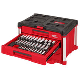 Milwaukee 48-22-9491 242pc. 1/4”, 3/8”, & 1/2” Drive Metric & SAE Ratchet/Socket Set w/ Tool Box thumbnail 1