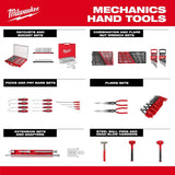Milwaukee 48-22-9492 60pc. Metric & SAE Combination Wrench Set with PACKOUT 4 Drawer Tool Box thumbnail 2