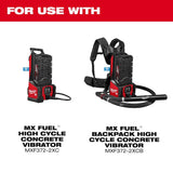Milwaukee 48-37-3222H MX FUEL High Cycle Concrete Vibrator 32' Whip w/ 2.25" Head thumbnail 4