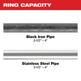 Milwaukee 49-16-2698X 2-1/2"- 4" IPS-P Pivoting Press Ring Kit for M18 FORCE LOGIC Throw Press Tool thumbnail 3