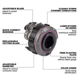 Milwaukee 49-16-B159 1.3" - 1.6" Adjustable Bushing for M18 FUEL  Covered Conductor Cable Stripper thumbnail 3