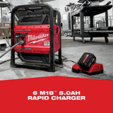 Milwaukee MXF002-2XC MX FUEL CARRY-ON Portable 3600W/1800W Push Start Battery Powered Power Supply Generator Kit w/ Two Batteries thumbnail 10