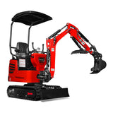 Mini Compact Excavator HONDA GX390 Engine,  65.7" Max. Digging Depth, 1Ton, 2280 LBS Operating Weight,  MEC10 thumbnail 32