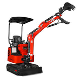 Mini Compact Excavator HONDA GX390 Engine,  65.7" Max. Digging Depth, 1Ton, 2280 LBS Operating Weight,  MEC10 thumbnail 17