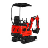 Mini Compact Excavator HONDA GX390 Engine,  65.7" Max. Digging Depth, 1Ton, 2280 LBS Operating Weight,  MEC10 thumbnail 36