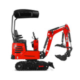 Mini Compact Excavator HONDA GX390 Engine,  65.7" Max. Digging Depth, 1Ton, 2280 LBS Operating Weight,  MEC10 thumbnail 14