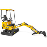 Mini Compact Excavator Kubota D722 Engine,  65.7" Max. Digging Depth, 1.2 Ton, 2700 LBS Operating Weight,  MEC12 thumbnail 18
