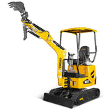 Mini Compact Excavator Kubota D722 Engine,  65.7" Max. Digging Depth, 1.2 Ton, 2700 LBS Operating Weight,  MEC12 thumbnail 19